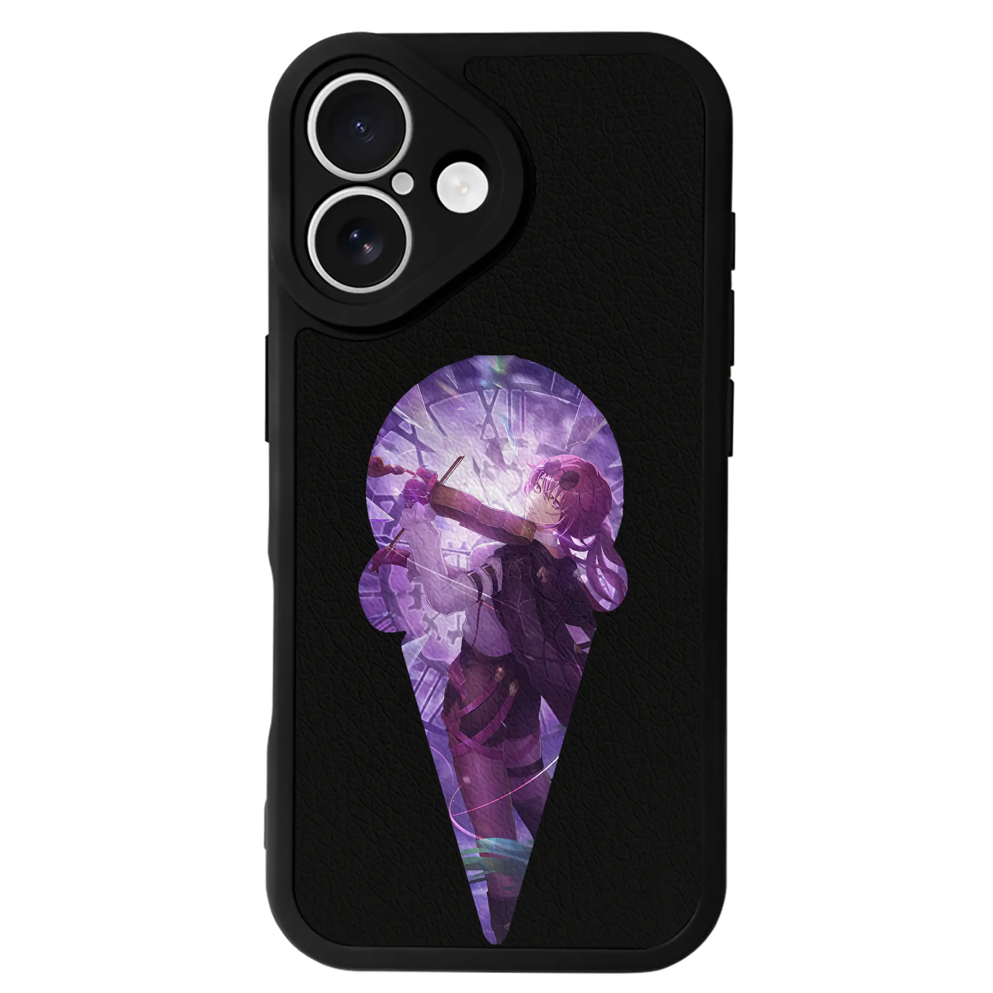 崩壊：スターレイル グッズ カフカ - IPhone 16シリーズ対応 ・ シリコンスマホケース ・ レザー調 ・ 高精度フィット ・ 耐衝撃 ・ ワイヤレス充電対応 ・ 精密カット